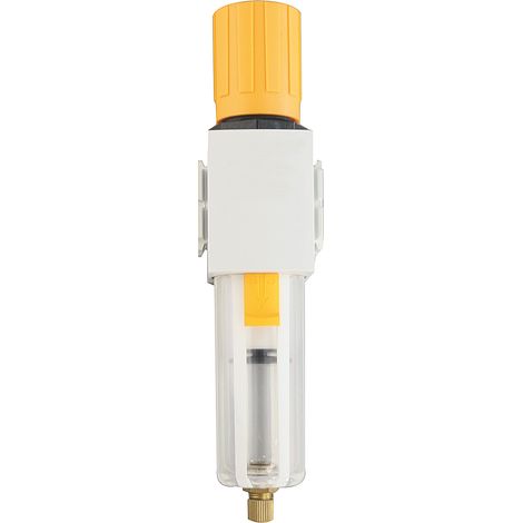 Filtre régulateur RS PRO EA2000, G 1/4, Filtration 40µ, 10 bars ( Prix pour 1 )