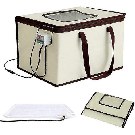 Boîte de fermentation pour pâte à pain, étuve à pain pliable et transparente à température contrôlée, levain (1/5)