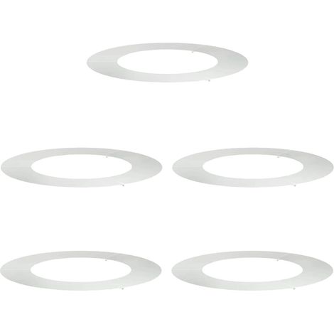 Maison Exclusive - geeignet für flache Baumringe 5 pcs Silber Ø50