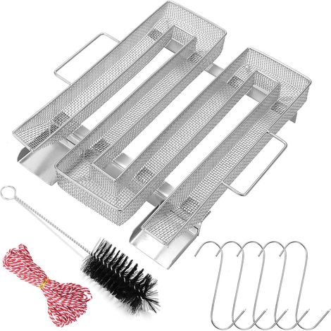 1 Générateur De Fumée Froide, Acier Inoxydable, Pour Granulés De Bois, Barbecue Et Fumoir, Viande Et Poisson (1/5)
