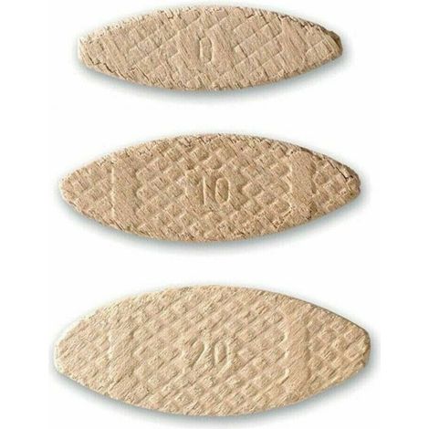 Lamelli in legno faggio pz 100 per fresatrice linguette varie misure dimensione disponibile: numero 20: 24 x 60 mm (1/3)