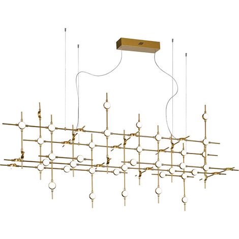 Italux Provenza Moderna plafoniera LED a sospensione integrata, 3000K (1/2)