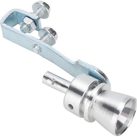 Sifflet d'échappement Turbo Sound en alliage d'aluminium, couleur argent, TC M