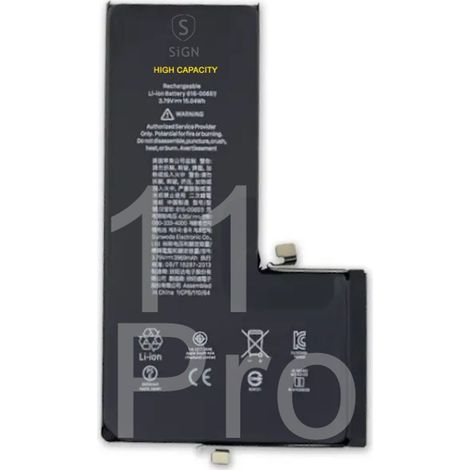 Bater a de alta capacidad para iPhone 11 Pro 3300 mAh