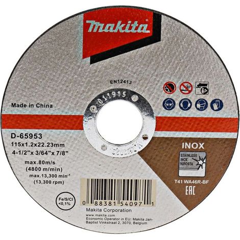 Makita Zubehör - Trennscheibe Edelstahl 230x22,2 mm B-64618