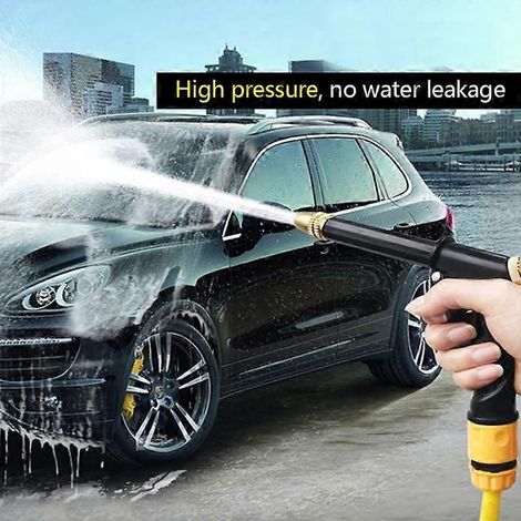 Portable High-Pressure Water Gun For Cleaning Car Wash Machine Garden Watering Hose Nozzle Sprinkler Foam Water Gun (1/4)
