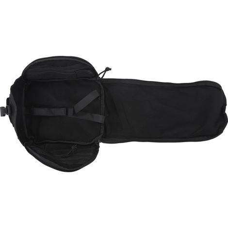 Sac de rangement pour casque de camping en toile anti-rayures, réglable, pour casques de chantier, noir (1/5)