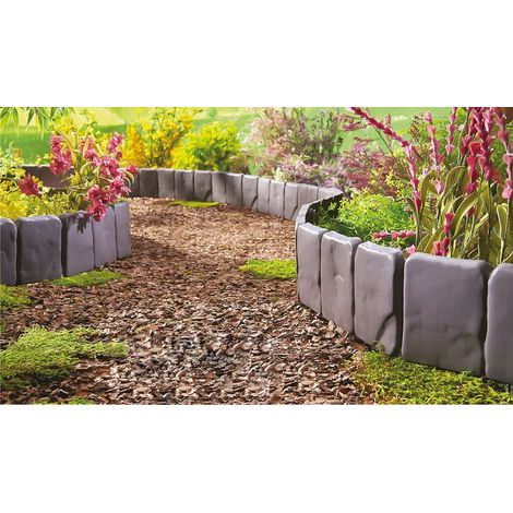 Beetumrandung Strend Pro Garden, Steinimitat, Packung 10 Stk.