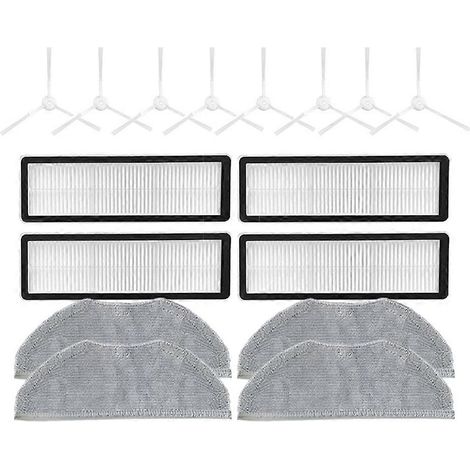 Filtre HEPA de rechange pour brosse latérale de nettoyage du robot aspirateur Xiaomi S10T STFCR01SZ : balai et lavage anti-enroulement (1/5)
