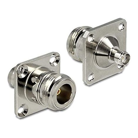 HF ADAPTER DELOCK N-BUCHSE - SMA-BUCHSE ZUM EINBAU 30,50MM 88834