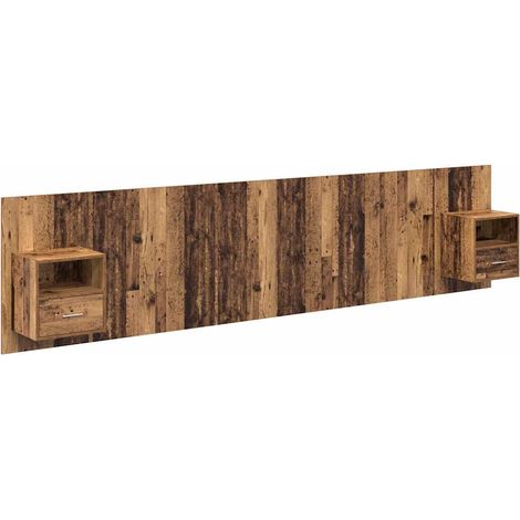 Maison Exclusive - Cabecero con Mueble con cajón 3 pcs Madera env (1/5)