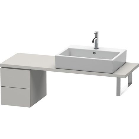 Consolle bassa L-CUBE 320x477x400mm cemento