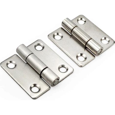 Charnière industrielle carrée à pliage plat pour boîte de distribution électrique, pliage mécanique renforcé, 1 pièce (1/5)