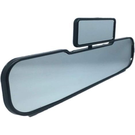 2 en 1 Rotatif Grand Angle de sécurité Voiture miroirs, Miroir central universel Rétroviseur à montage réglable rétroviseur anti-éblo (1/5)
