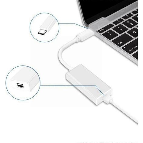 Adaptateur Thunderbolt 3 vers Thunderbolt 2, câble USB Type-C pour MacBook Air Pro