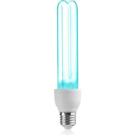 25W E27 UV-Desinfektionslampe Quarzröhre 254nm UVC-Sterilisation mit Ozon 360° Beleuchtungswinkel (1/5)