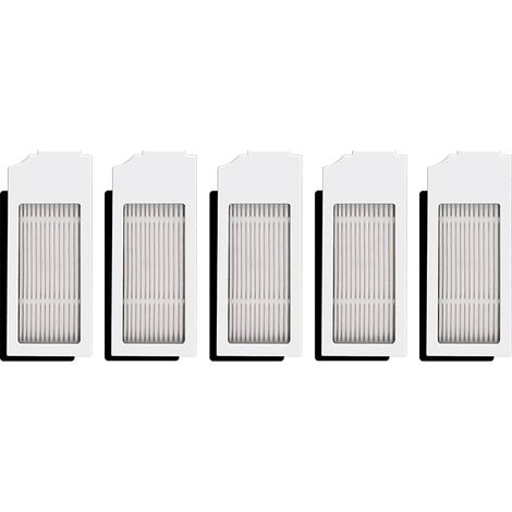 FOREHILL (5 Stück) Weiße N20 Plus HEPA-Filter, kompatibel mit ECOVACS DEEBOT N20 Plus/ N20 Pro Plus/ X1 Omni/ X1 Omni/ T10 Plus/ T10 Turbo (1/5)