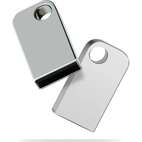 Clé USB haute vitesse - Interface 3.0, alliage de zinc argenté, compatible avec ordinateur/mobile, transfert de données bidirectionnel 16 (1/3)