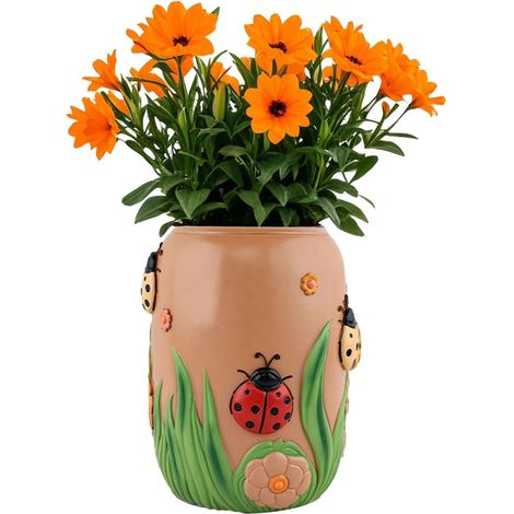 Niedliche Blumentöpfe Blumentopfvase aus Kunstharz