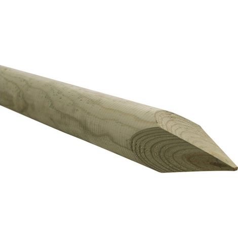 Tutor de Madera para Arboles con punta 150x5 cm. (Alto X Diámetro) -