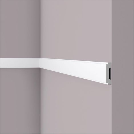 Panel moulding NMC WD1 WALLSTYL Noel Marquet Decorative moulding Moulding for decoration contemporary design white 2 m (1/3)