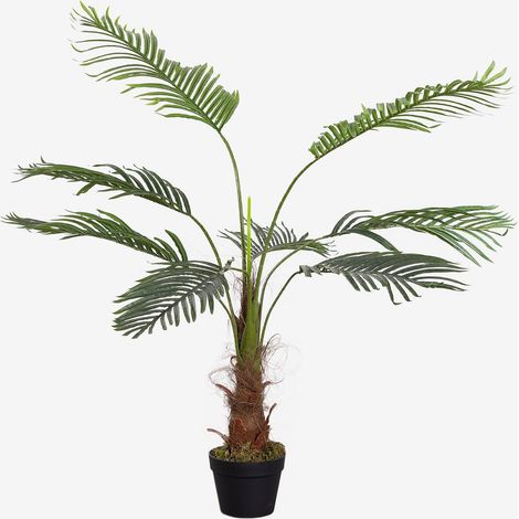 Planta artificial decorativa Palmera Design SKLUM ↑130 cm (1/5)
