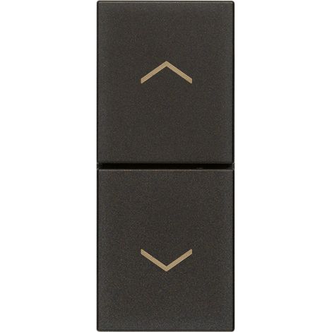 VIMAR - 30062.G Zwei ineinandergreifende Tasten NO+NO 10A schwarz