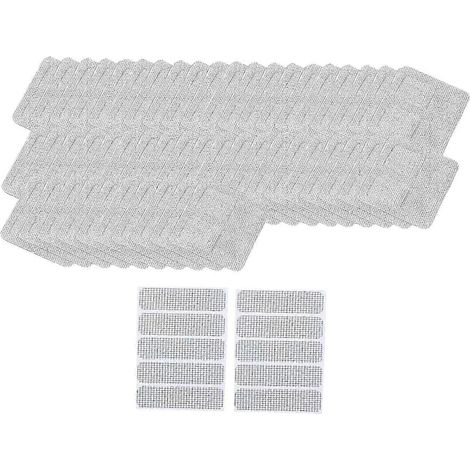 50 autocollants jetables pour filtre de siphon de douche et de sol, récupérateurs de cheveux (1/5)