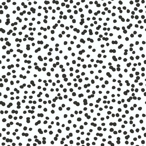 Papier peint auto-adhésif - Confettis De Points Noirs - 5.75 m x 45 cm (1/4)