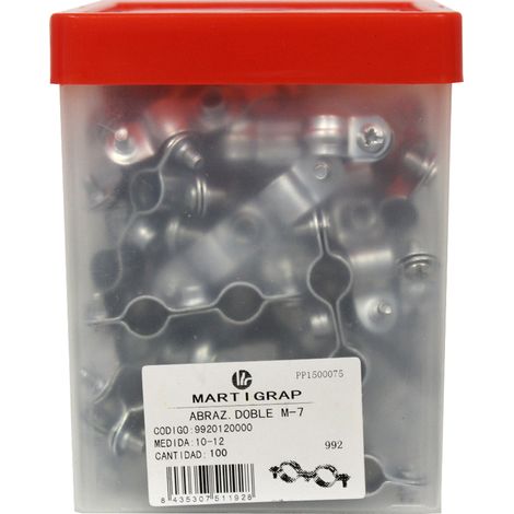 100 colliers double M7x150 - Tube Ø12 - Arcanaute (1/5)