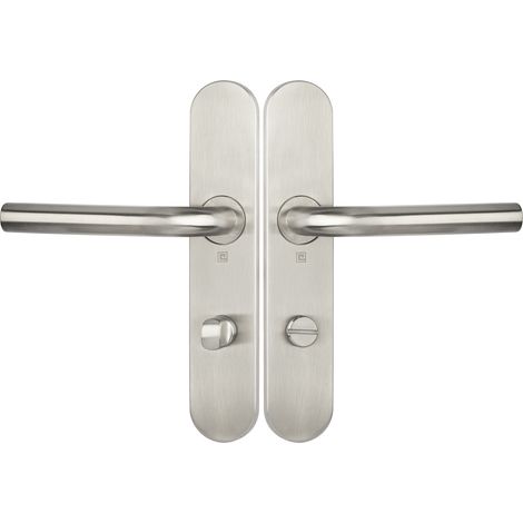 Ensemble sur plaques JADE série 1194 type condamnation finition inox - HERACLES - B-INOX-SP06 (1/3)
