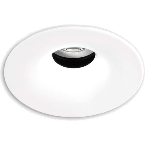LedsC4 Play - LED-Einbaustrahler LED 3.2W und 276lm mit Warmweiß 3000K. Durchmesser 6.5cm. Gehäuse aus Aluminium. Innenbereich IP54. Farbe Weiß