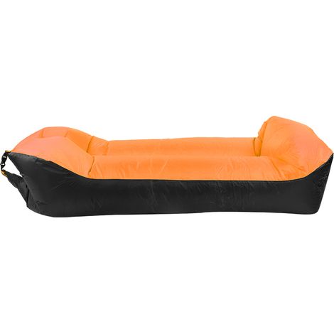 Canapé gonflable d'extérieur ultraléger, sac de couchage de plage, camping et voyage, matelas pneumatique, fauteuil gonflable (1/5)