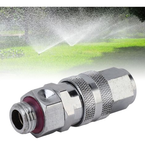Verwicklungsfreier Adapter für G3/8 Hochdruck-Sprührohr mit 360°-Drehung und Kupferanschluss. (1/5)