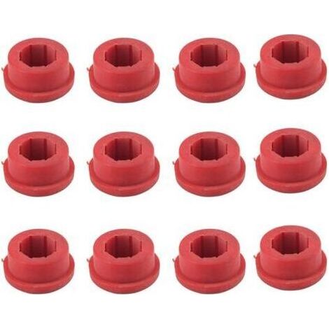 Silentblocs de bras de suspension inférieurs (LCA) rouges résistants, silentblocs de carrossage arrière décoratifs en polyuréthane, accessoire auto pour route (1/5)