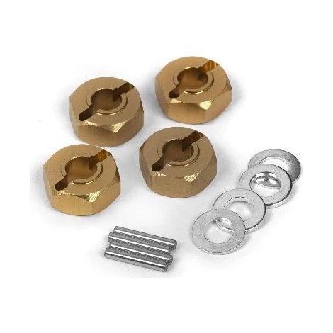 Aluminum 12mm Wheel Hex Hub Set (4pcs)