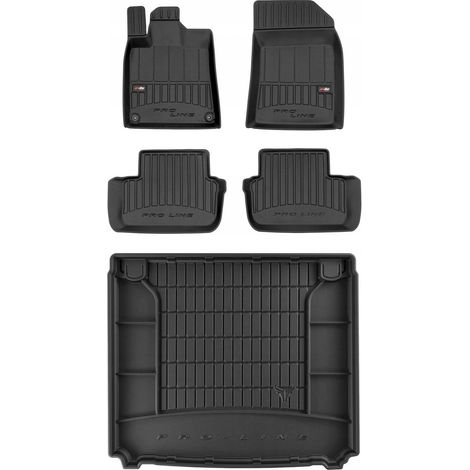 Juego de alfombrillas de goma 3D para Peugeot 407 Sedán 2004-2011 (1/5)