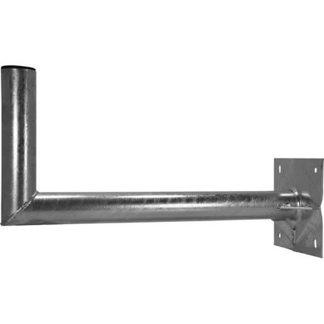 A.S. SAT Support 26006 Support Mural Acier galvanisé 60 cm Distance au Mur 60 mm Tube avec vertsrebung