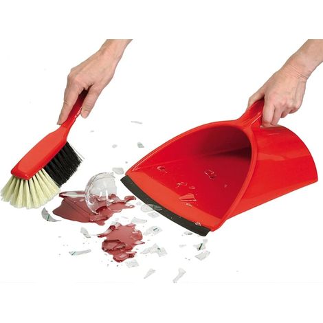 Set de Nettoyage Professionnel Jumbo avec Long Manche – Grande Pelle Ergonomique, Matériaux Robustes et Conception Polyvalente pour un Nettoyage Rapide et Efficace (1/2)