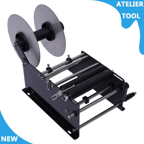 ATELIER Machine d'étiquetage manuelle 10-30pcs/min Machine d'emballage de bouteille ronde de bureau main semi-automatique (1/5)