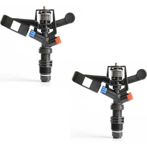 Arroseur à bascule automatique rotatif à 360° pour l'arrosage des pelouses et jardins agricoles. (1/5)