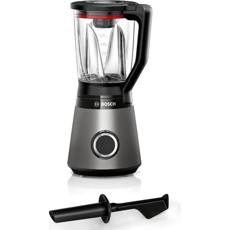 Blender Série 4, MMB4192S, mixeur smoothies, 1200 W, 30 000 tr/min, lames en acier inoxydable, bol en verre ThermoSafe et couvercle de sécurité, 2 vitesses et fonction turbo, silver (1/5)