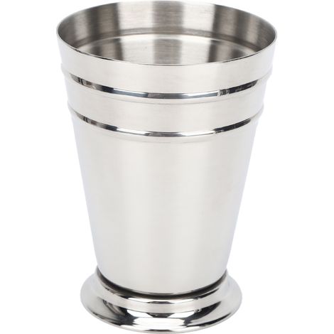 Verre à cocktail en acier inoxydable 304, gobelet isotherme anti-dérapant pour vin et boissons fraîches, 400ml argenté, outil de barman pour fête et bar (1/5)