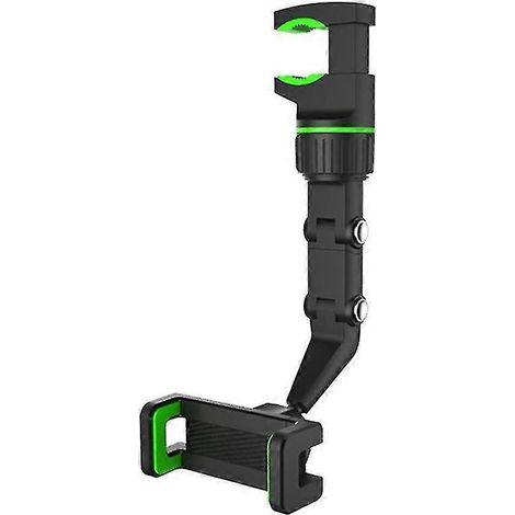 Support de téléphone pour rétroviseur de voiture, compatible avec les téléphones de 40 à 61 pouces (GPS), avec support réglable - Vert (1/5)