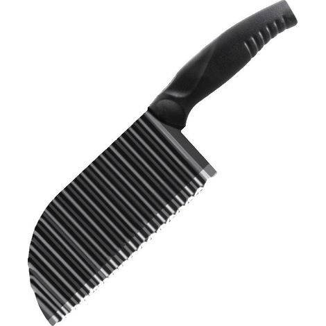 Couteau de cuisine en acier inoxydable, couteau à pomme de terre dent de loup, couteau à vagues, couteau de chef français (1/5)