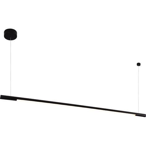Suspension barre noire 150 cm LED 26W dimmable Maxlight (1/3)