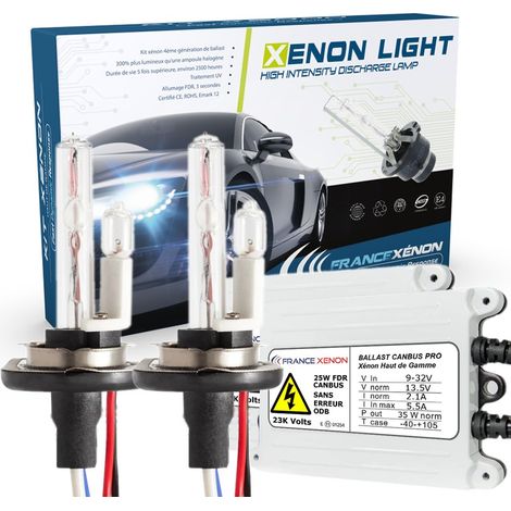 Kit Xénon H15 - 6000K - Ballast LUXE XPU FDR3+ voiture - 35W 12V - Système de conversion xénon (1/5)