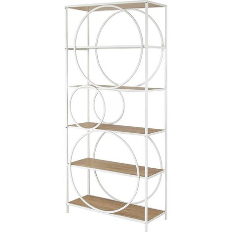 Scaffalature moderne in metallo e legno per riporre e decorare la casa, dal design funzionale ed elegante