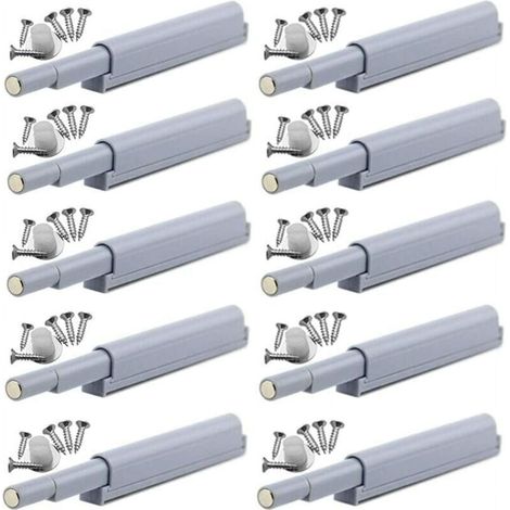Magnetische Druckverschlüsse die Verschlüsse öffnen und schließen die Tür durch einfaches Drücken (10 Stück).