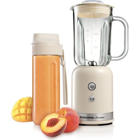 Tescoma President 909030.44 Frullatore Elettrico Crema 0.6 Lt 350W 11.5 x 14.5 x 32.5 cm (1/5)
